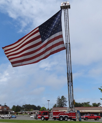 Patriot Flag Honoring Those Who Were Fallen On 09/11/01