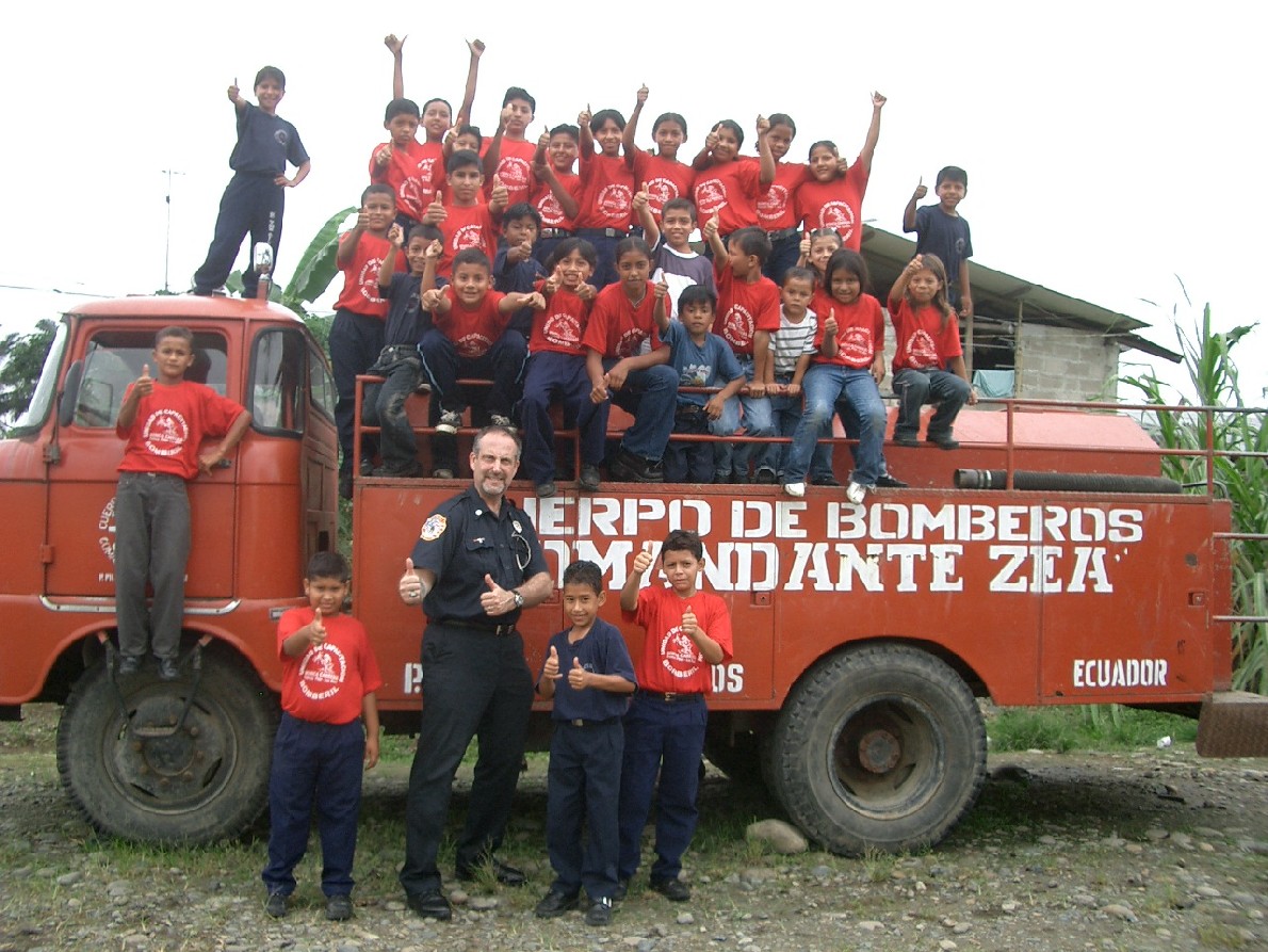 GEAR UP recycles used rescue equipment to South American countries