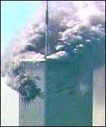 Tower One, in Flames