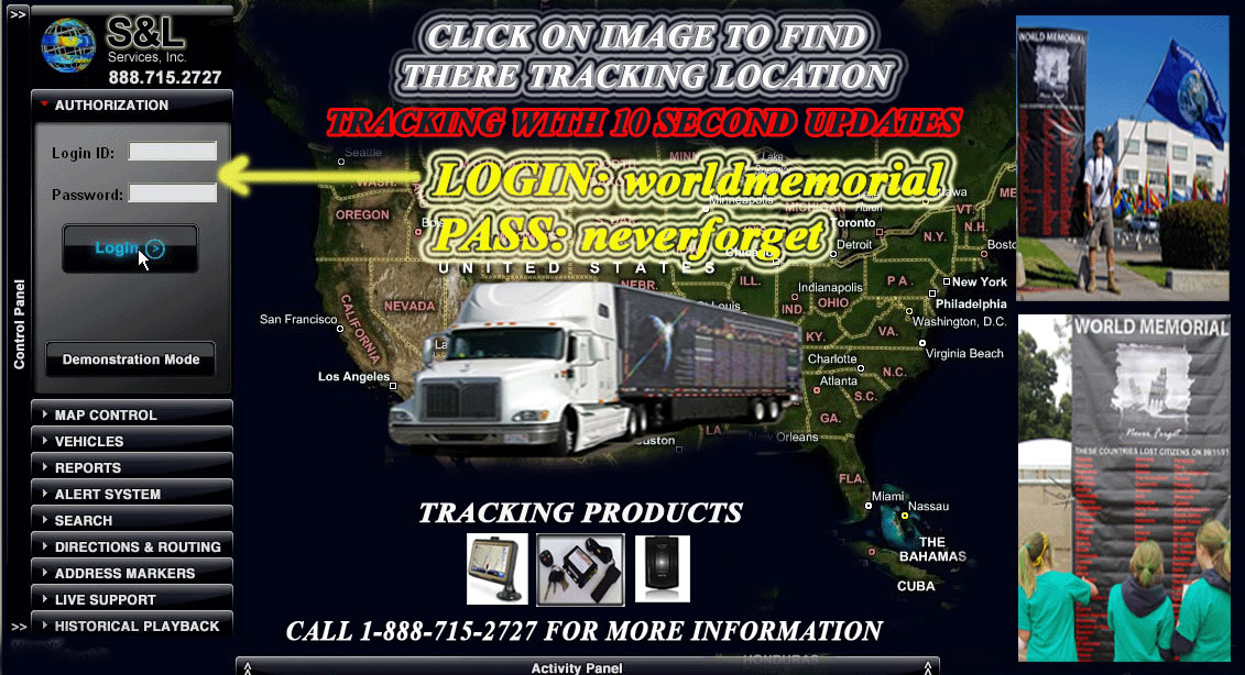Click here to see current WM truck location